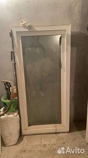 Балконная дверь с окном бу пвх