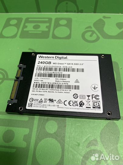 Ssd Wd Green 240 gb