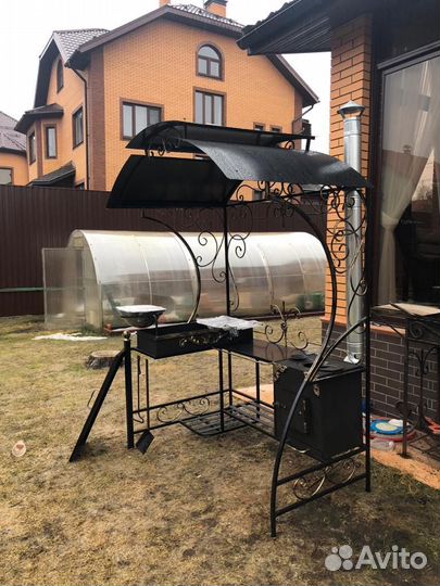 Кованый мангал для дачи