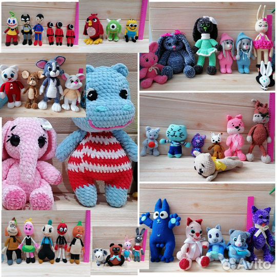 Игрушки амигуруми крючком