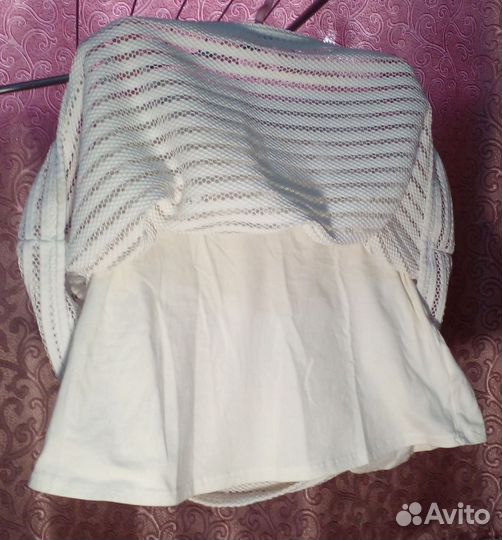 Белая кружевная юбка Acoola р.164 состояние новой