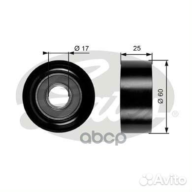 Ролик ремня приводного renault logan/clio/kango