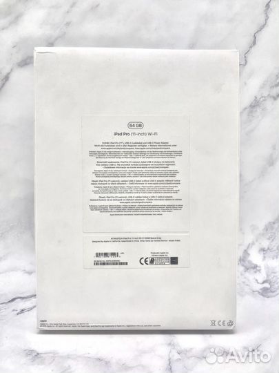 iPad Pro 11 2018 64gb идеал с комплектом