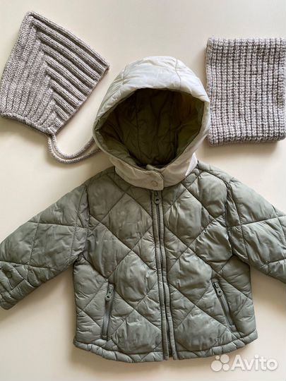 Шапка эльф и снуд на 2-3 года