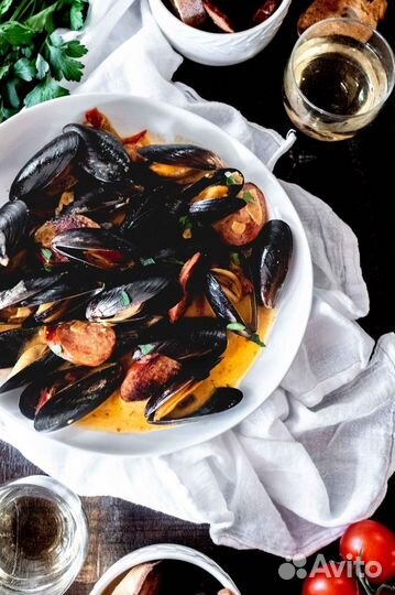 Мидии в створке