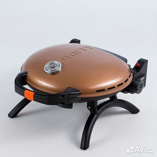 Портативный газовый гриль O-Grill 700T (золотой)