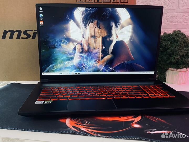 Мощный MSI GF75 Thin/i5-10500H/RTX 3050Ti