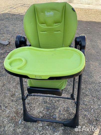 Стульчик для кормления nuovita 3 в 1 с эл.качелями