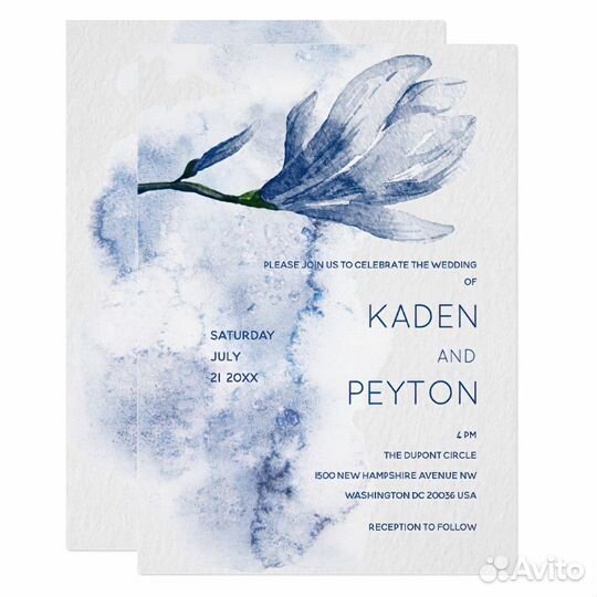 Приглашения на свадьбу зимние