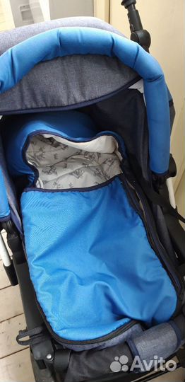 Коляска трансформер Babyton Pillo OX Denim-Blue