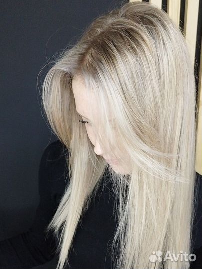 Окрашивание волос / парикмахер / выход из чёрного