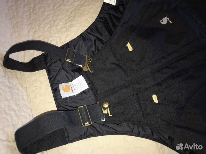 Зимний Полукомбинезон Carhartt r33blk 38x32pp