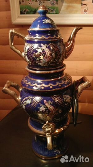 Самовар фарфоровый электрический. СССР