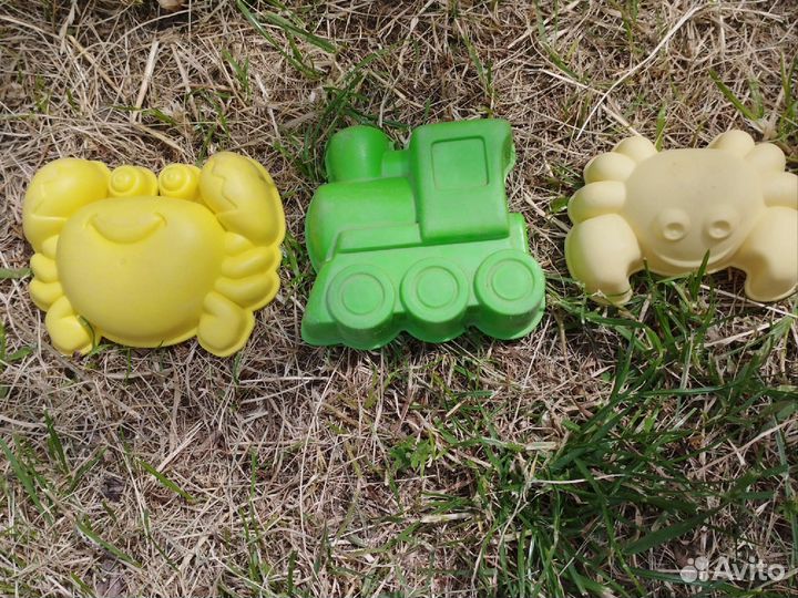 Игрушка angry birds и формочки для песочницы