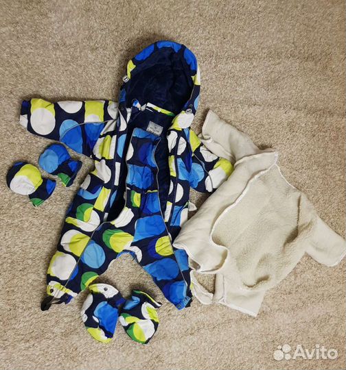 Зимний комбинезон трансформер (размер 80)