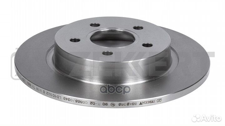 Диск торм. задн. Ford C-Max 07- Focus I II 04