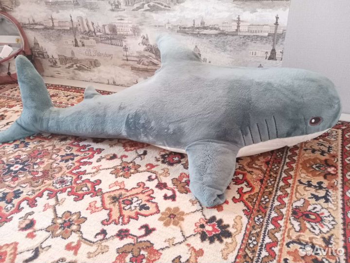 Акула из икеи 120 см