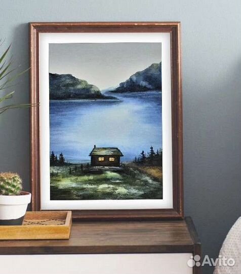 Картина акварелью 