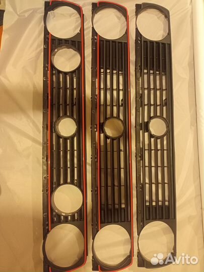 Решетки радиатора volkswagen golf mk 2 gti