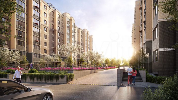 3-к. квартира, 71,2 м², 7/9 эт.