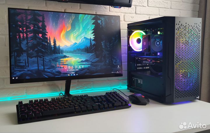 Игровой пк i7/gtx1660super/ssd m2 512гб/16гб ddr4
