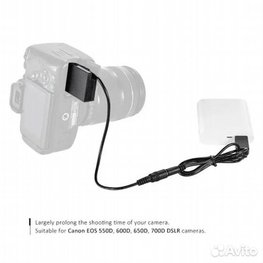 Canon 550/600/650D LP-E8 кабель питания USB новый