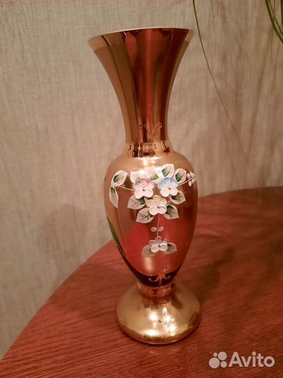 Ваза Богемское стекло