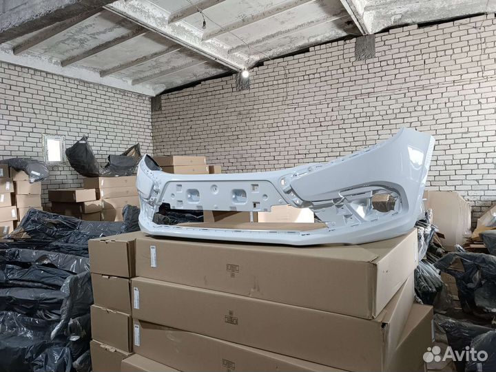 Бампер передний LADA granta FL цвет белый