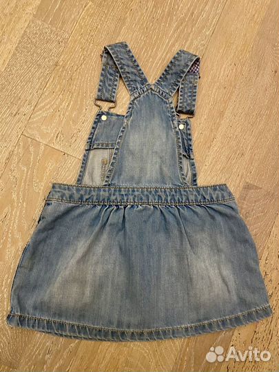 Сарафан для девочки 90 см benetton