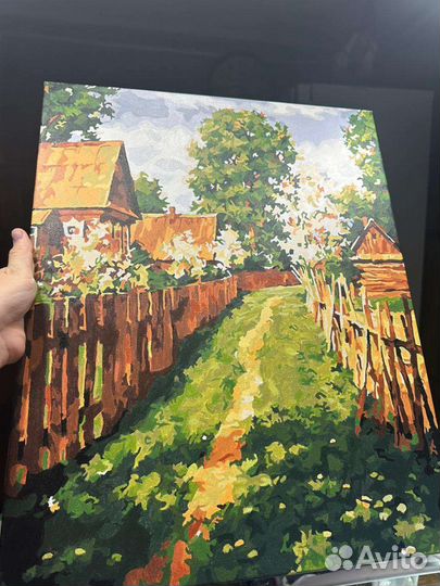 Картины по номерам на холсте офисная