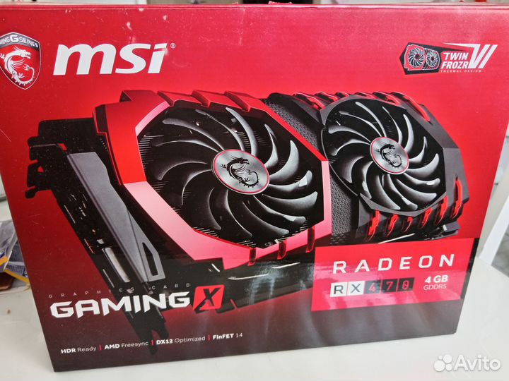 Видеокарта rx 470 4gb