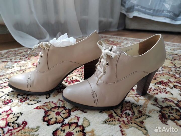 Ботильоны mascotte кожаные, 38 39