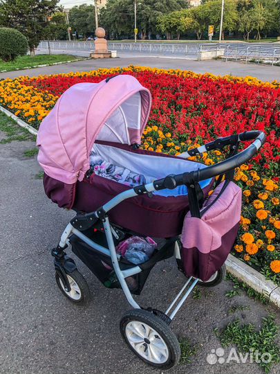 Коляска для новорождённых 2 в 1