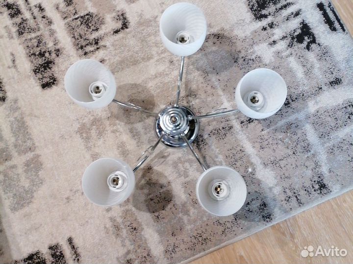 Люстра потолочная бу