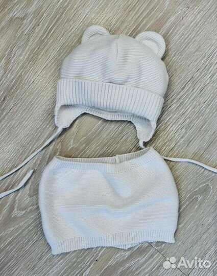 Шапка со снудом для девочки или мальчика