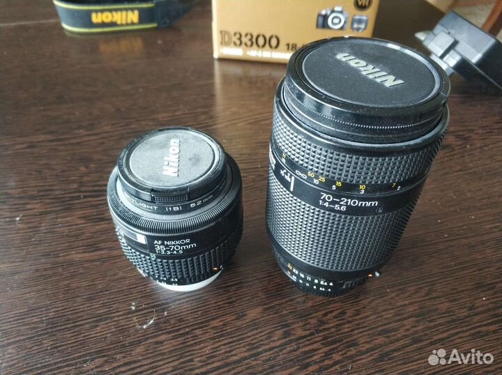 Nikon d 3300 kit 3 объектива