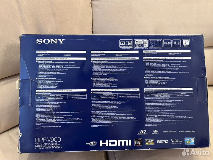 Цифровая фоторамка sony