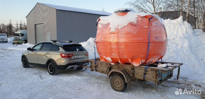 Баки накопительные подземные 5000 литров пластик