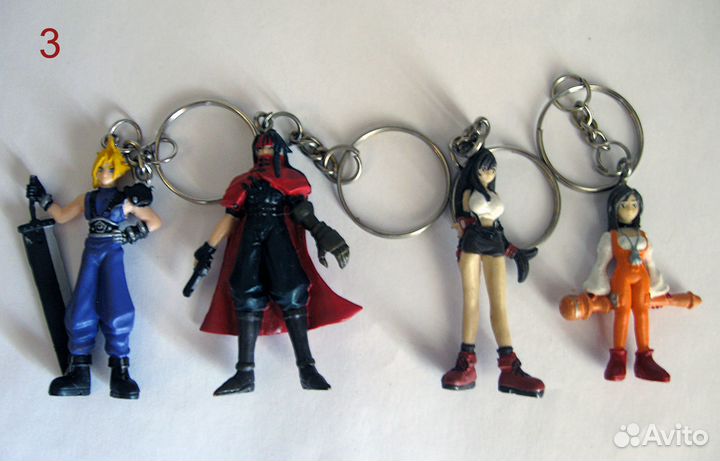 Аниме брелоки и фигурки из 90-х (обновлено)