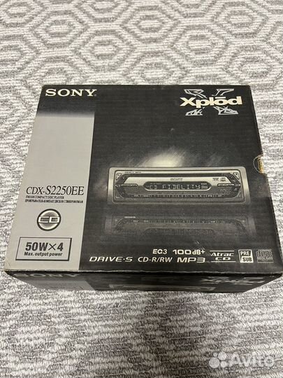 Магнитофон sony cdx-s2250ee