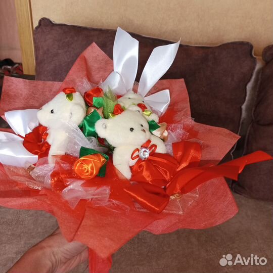 Букет из мягких игрушек