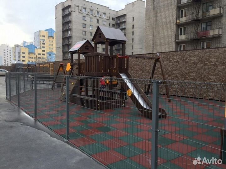 Забор металлич для детского сада в Тутаеве