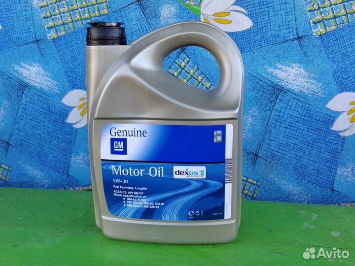 Масло моторное gm dexos2 5w30