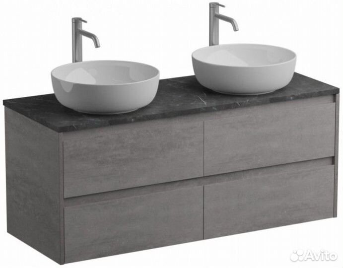 Мебель для ванной BelBagno Kraft-1200-4C-KEP-120-2-MNO Cemento Grigio