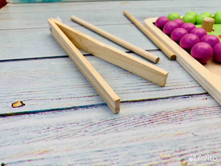 Мозаика-сортер с шариками для малышей