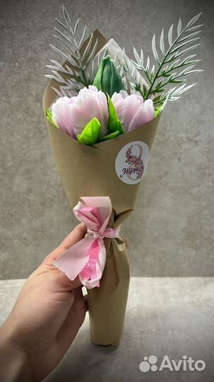 Букет цветов из мыла