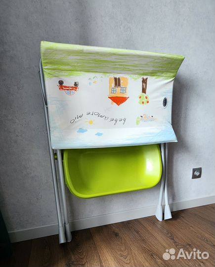 Ванночка для купания и пеленальный столик