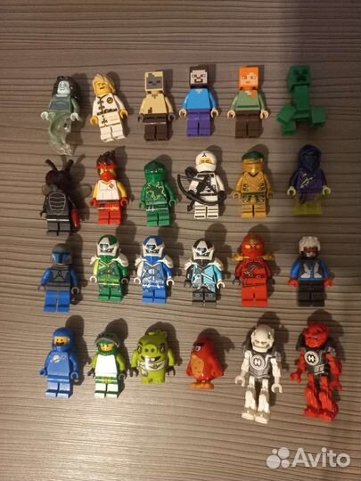 Фигурки лего разных серий