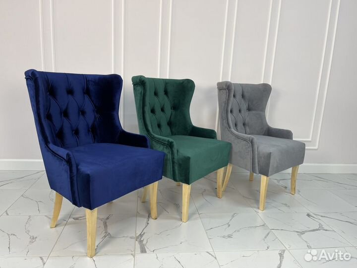 Кресло в каретной стяжке, кресло кухонное