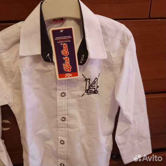 Рубашка школьная для мальчика